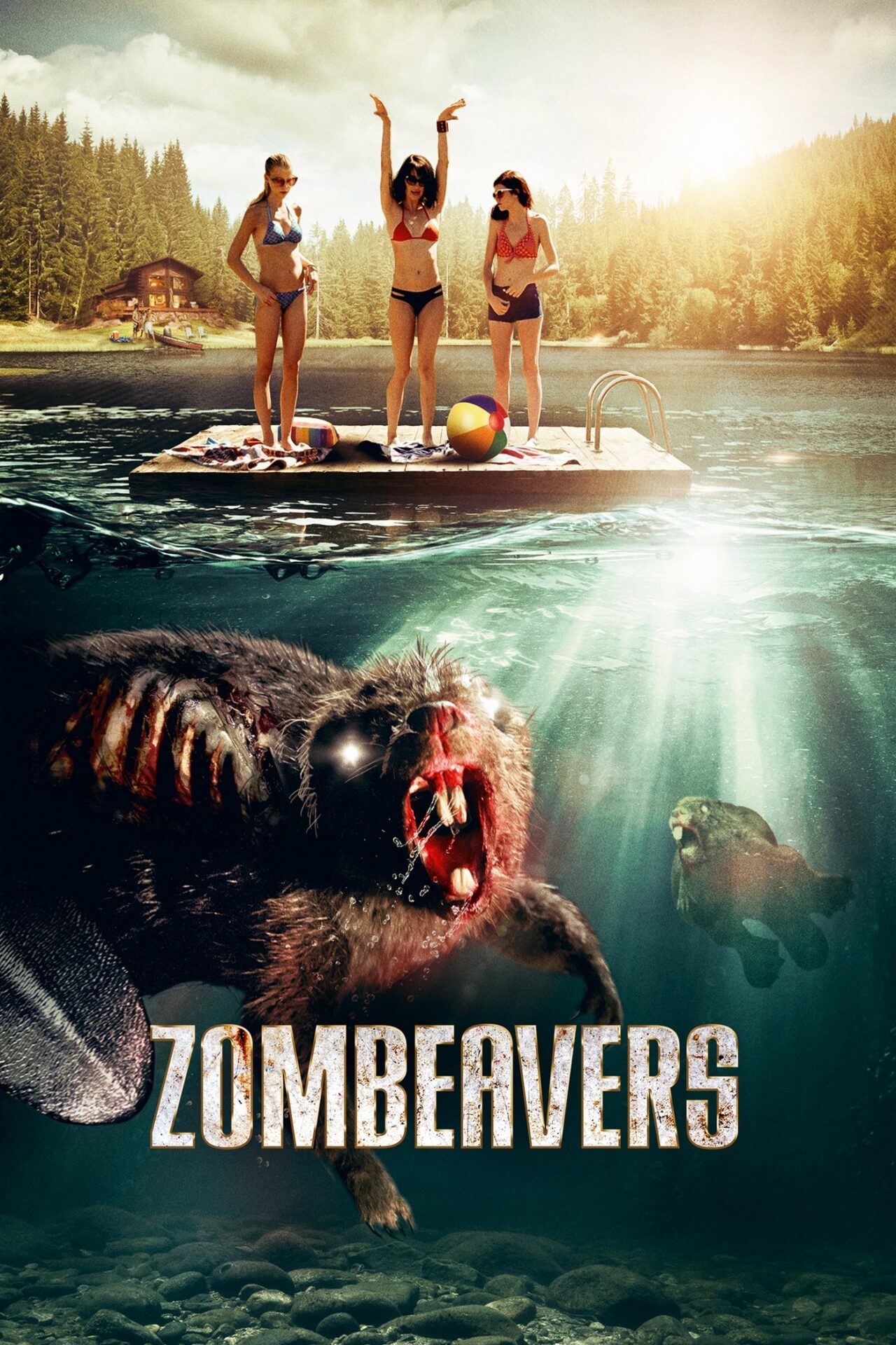Zombeavers (2014) movie poster