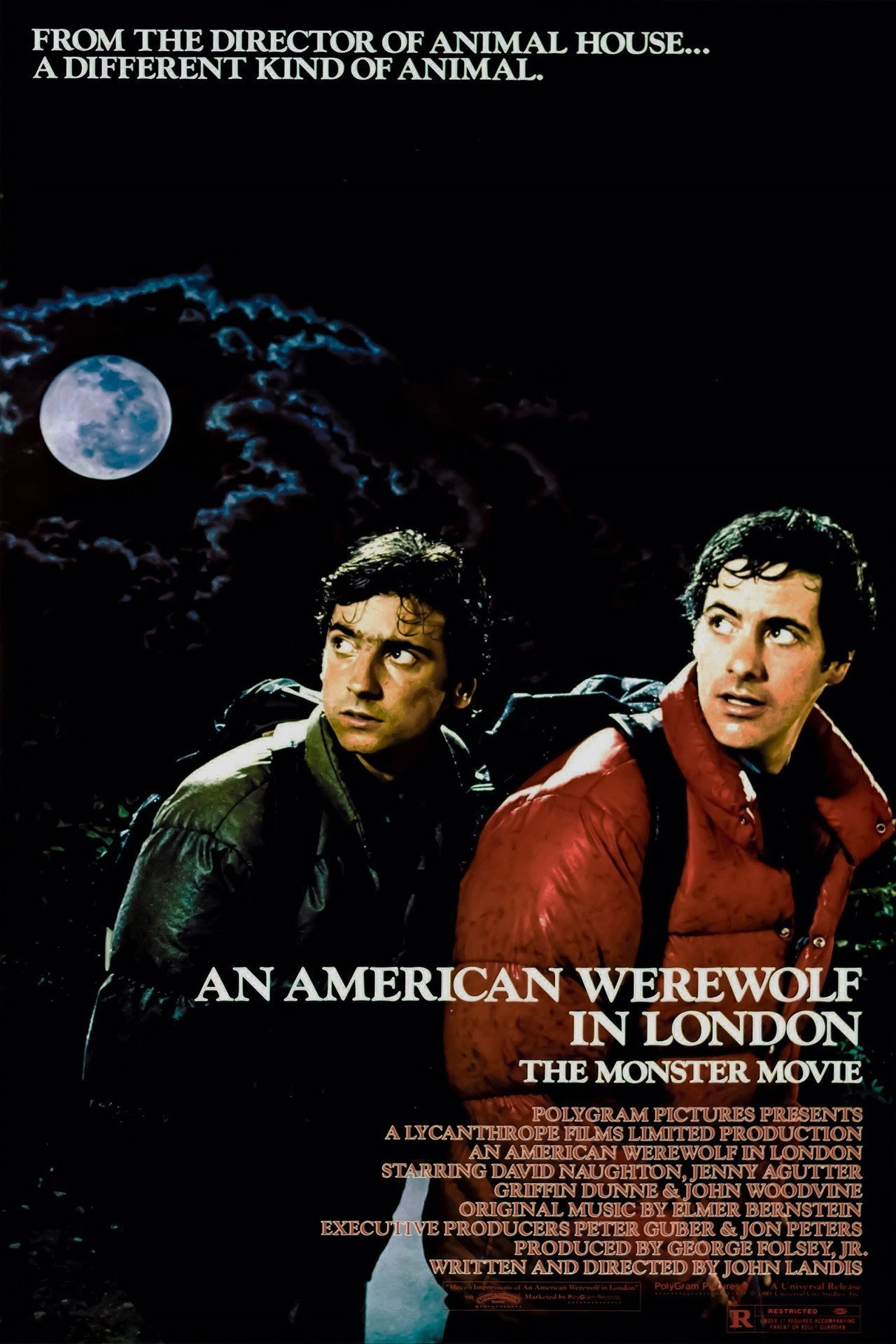 An American Werewolf In London movie poster