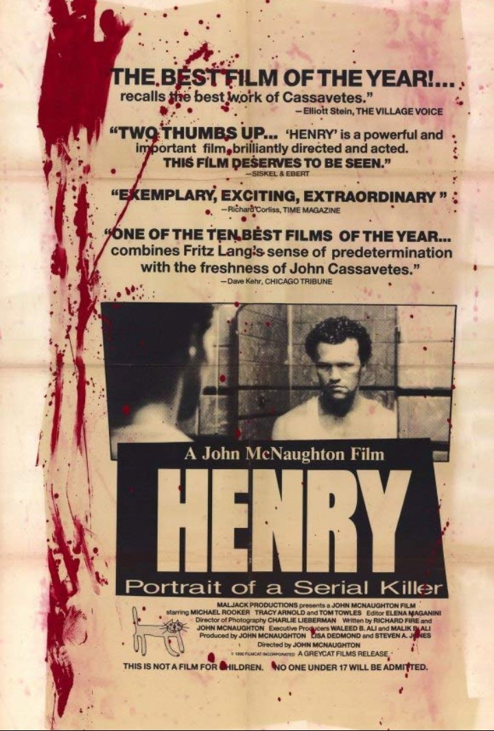 Henry: Portrait Of A Serial Killer movie poster