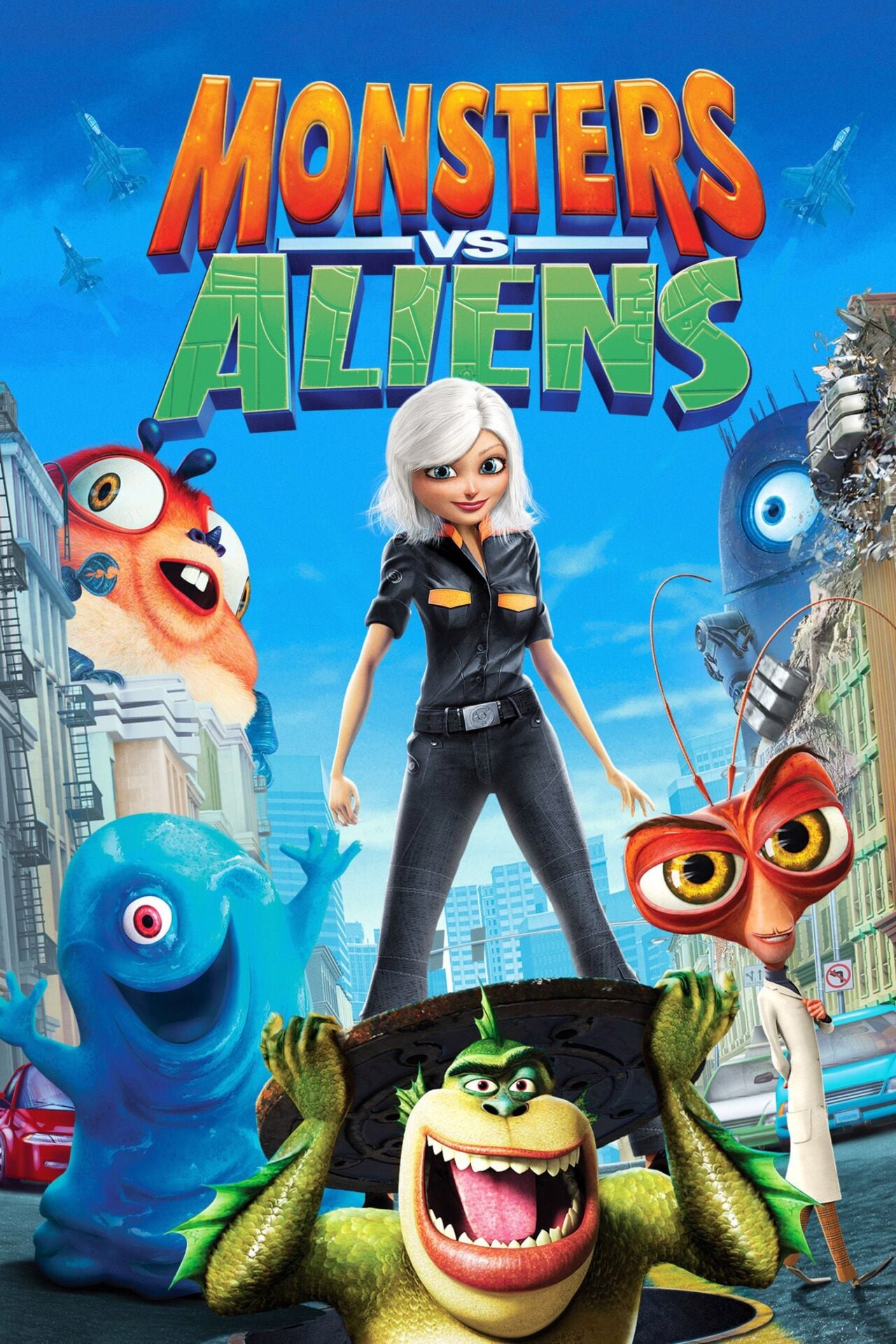 Monsters vs Aliens movie poster