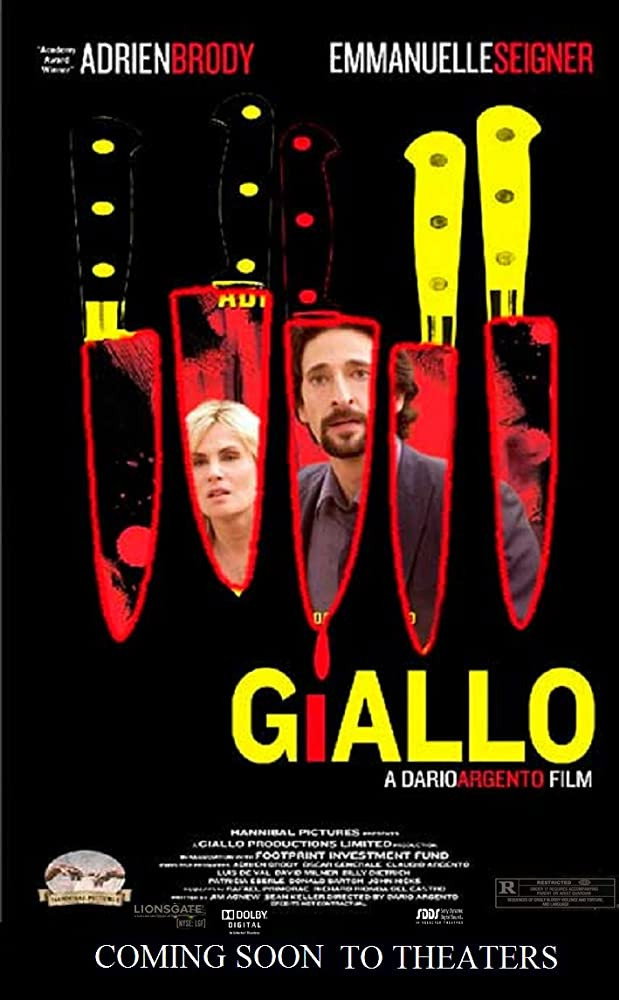 Giallo movie poster