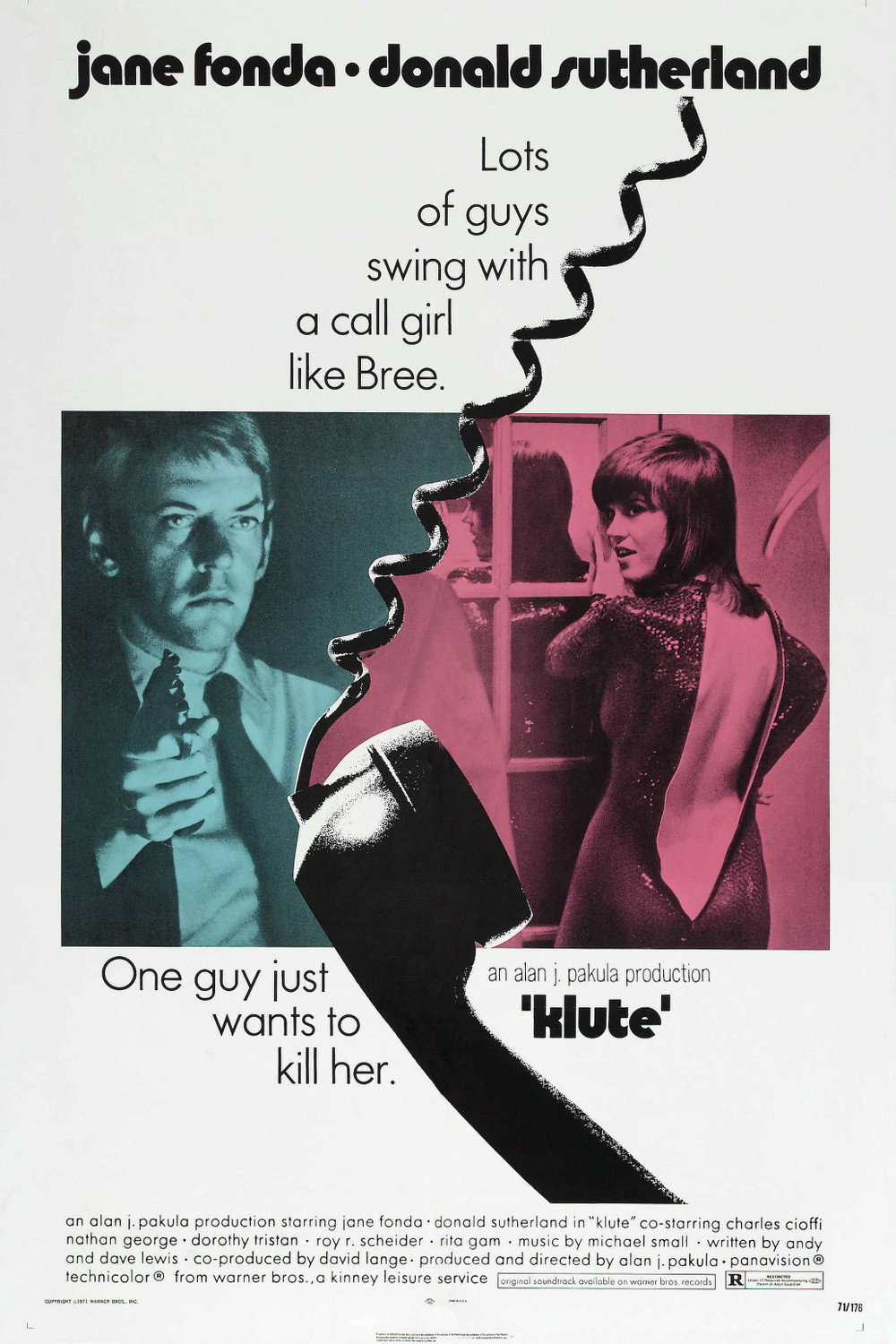 Klute movie poster