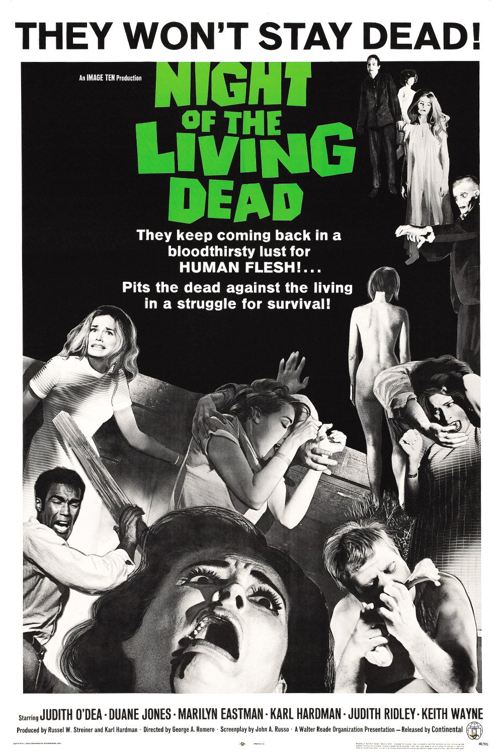 Night Of The Living Dead movie poster