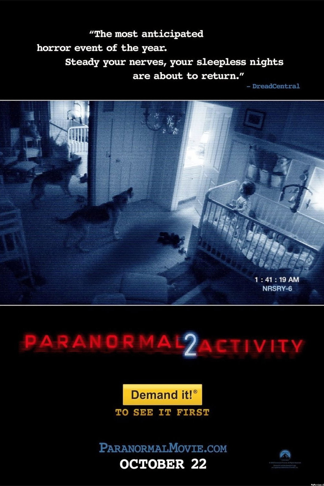 Paranormal Activity 2 movie poster