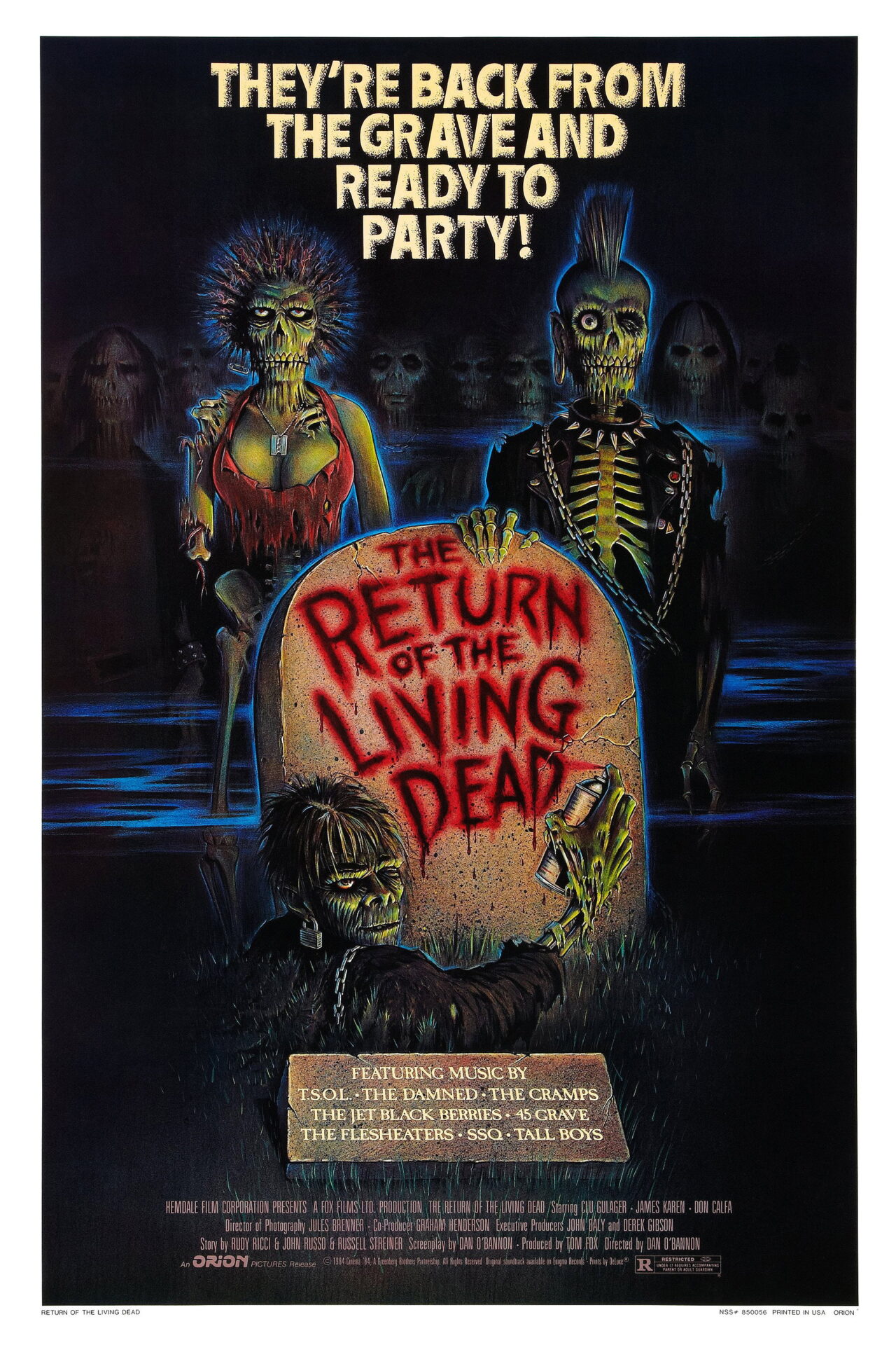 The Return Of The Living Dead movie poster